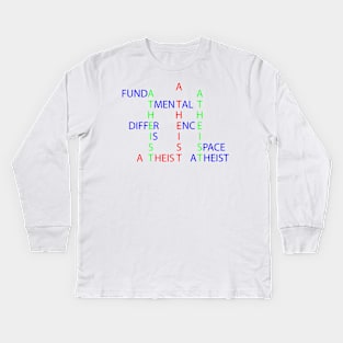 Only difference is space Kids Long Sleeve T-Shirt